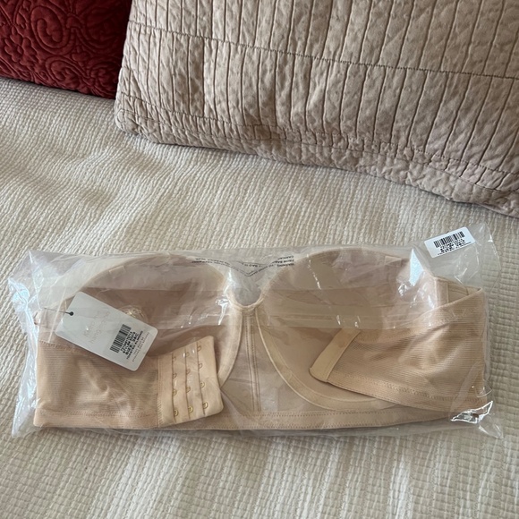 LIVELY The No-Wire Strapless Toasted Almond Strapless Bra - Picture 12 of 16